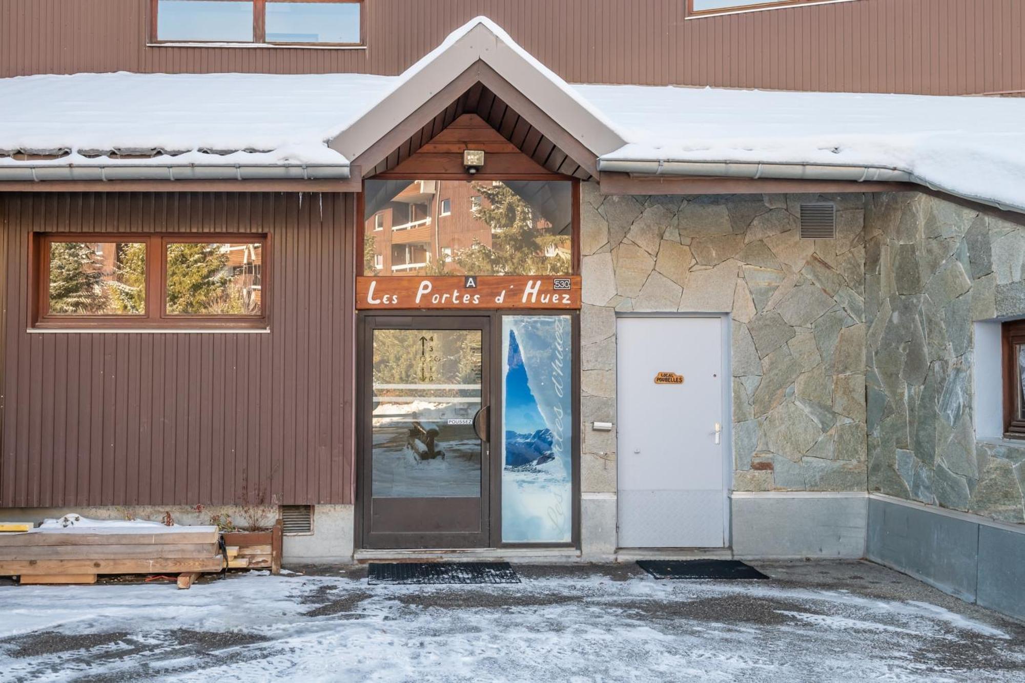 Appartement Confortable A L'Alpe D'Huez De 27 M² Avec Vue Montagne Exterior photo